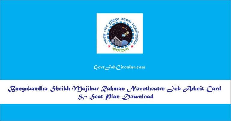 BSMRNT Admit Card