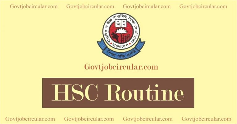 HSC Routine 2024