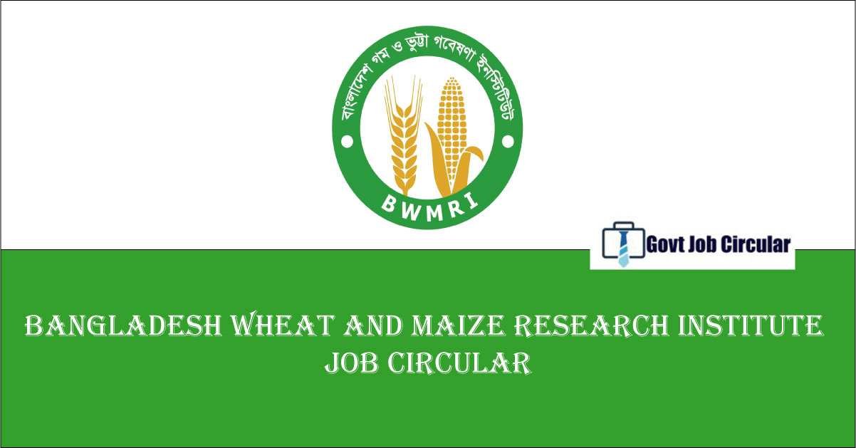BWMRI Job Circular