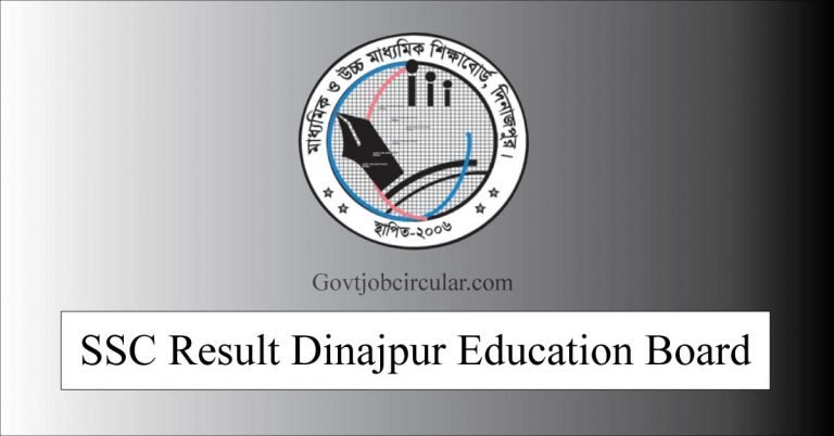 SSC Result 2024 Dinajpur Board