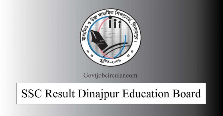 SSC Result 2024 Dinajpur Board