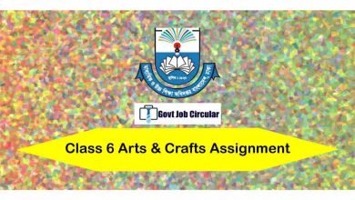 arts & crafts assignment class 6