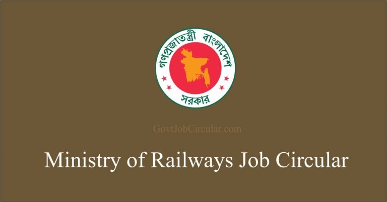 Ministry of Railways Job Circular, MOR Job Circular, Government Jobs, Govt Jobs, job circular 2024, Job Circular in Dhaka.