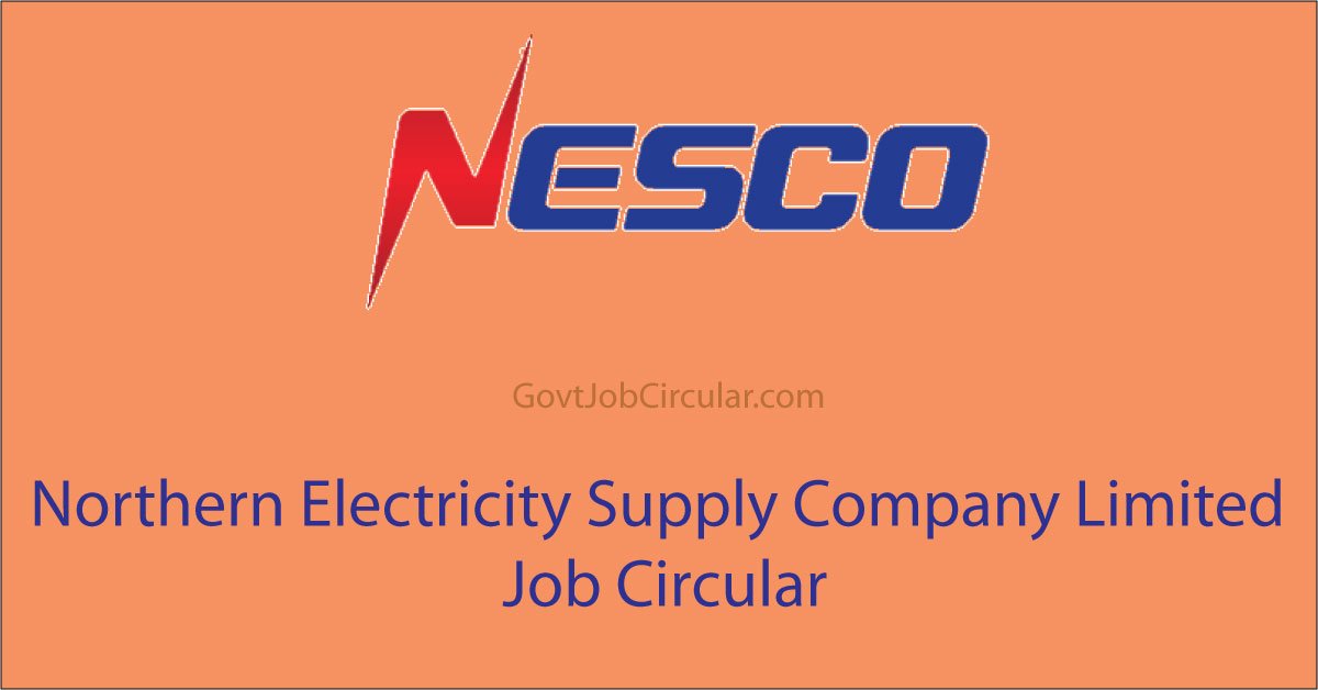 NESCO Job Circular 2024