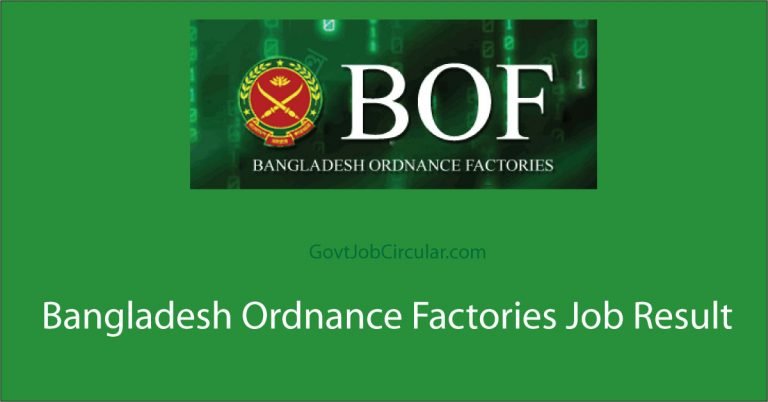 bof result