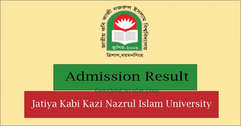 Admission Result, Admission Test Result, Jatiya Kabi Kazi Nazrul Islam University Admission Test Result, JKKNIU Admission Result, JKKNIU Admission Test Result