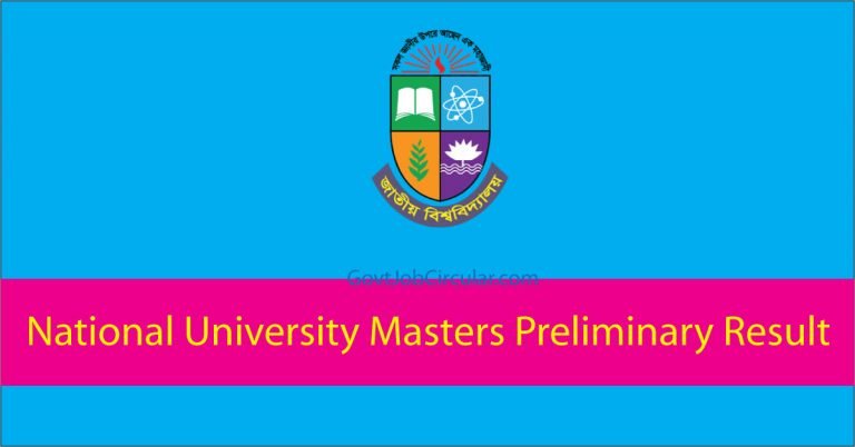 NU masters preliminary Result