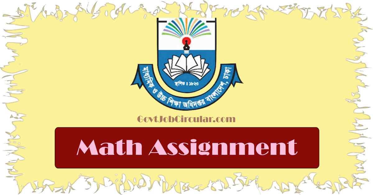 math Assignment