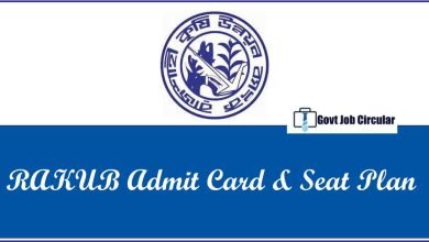 rakub admit card