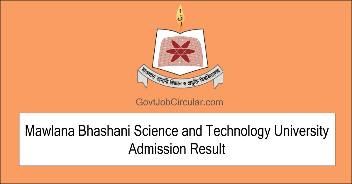 MBSTU Admission Test Result