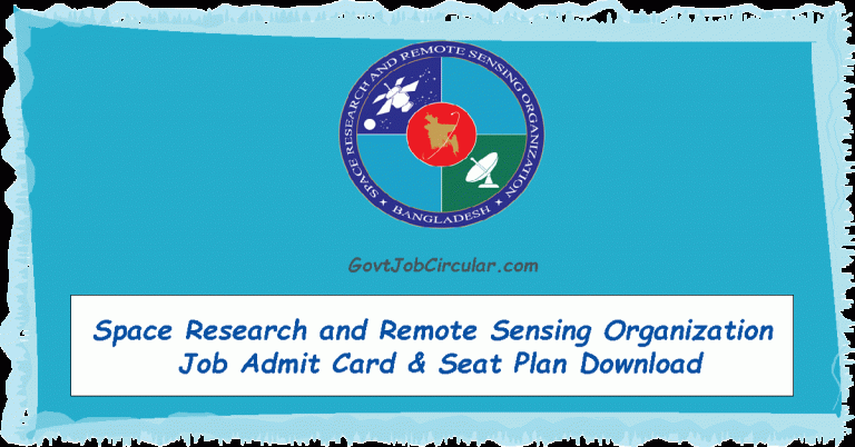 SPARRSO admit card