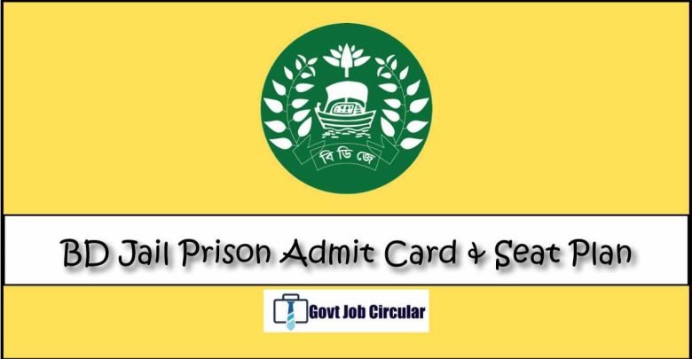 BD Jail Prison Admit Card