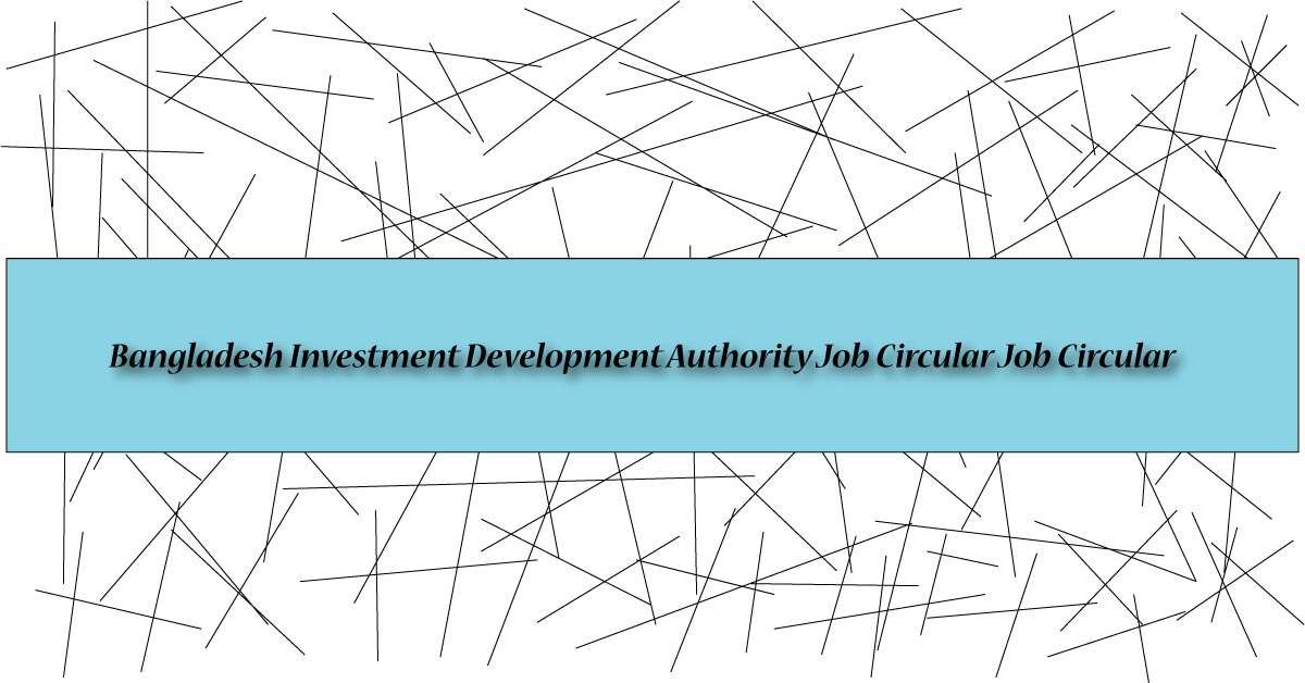 bida job circular