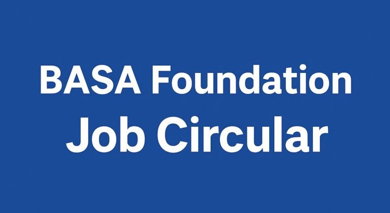 BASA Foundation Job Circular
